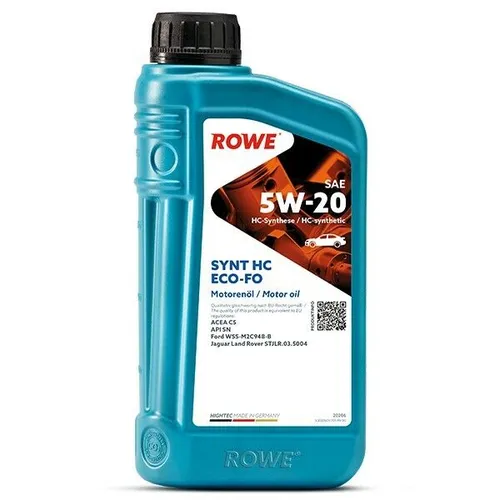 ROWE HIGHTEC SYNT HC ECO-FO SAE 5W-20 Motoröl 5l von Rowe