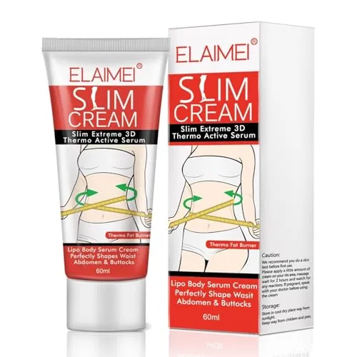 P-Beauty Fettverbrennungs Creme 60ml - Hochwirksame Slim Cream mit 3D Thermo Aktive Technologie für straffere Haut. Unterstützt die Hautelastizität und sorgt für ein frisches Hautgefühl. Ideal für den täglichen Gebrauch.