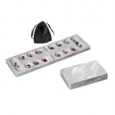 Philos Kalaha - klappbar - Marmordesign - Reisespiel 290808