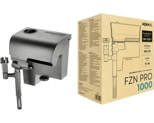 AQUAEL Filtr FZN PRO 1000 - Aquarien Zubehör, leistungsstarker Filter mit individuell einstellbarer Durchflussrate für optimale Wasserqualität