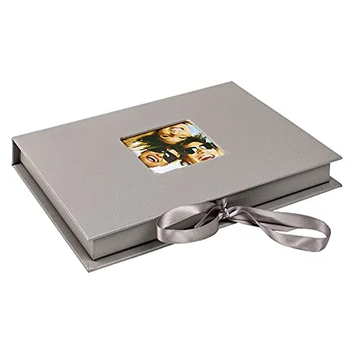 walther design Aufbewahrungsboxen grau mit Cover-Ausstanzung, Fun FB-112-X