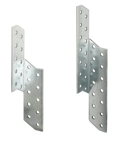 STÜCK GAH Stahl Pfetten + Träger Sparrenpfettenanker 210 x 32 x 2mm - Hochwertiger Stahlpfettenanker für stabile Holzverbindungen. Verzinkt für erhöhte Langlebigkeit. Ideal für den professionellen Einsatz in der Bauindustrie.