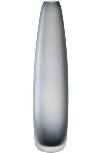 Leonardo Bellagio Bodenvase - Elegante Glasvase für langstielige Blumen - Vasen: Handgefertigte, schlanke Bodenvase aus hochwertigem Glas in Anthrazit, ideal für stilvolle Arrangements mit langstieligen Blumen und Trockenblumen.