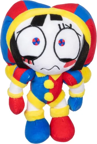 Amazing Digital Circus Deluxe Pomni Plüschfigur 20,3 cm - Hochwertige Pomni-Plüschfigur aus der beliebten „Amazing Digital Circus“-Serie. Ideal zum Spielen oder Ausstellen, aus strapazierfähigen Materialien gefertigt. Perfekte Größe für Kinder und Sammler!
