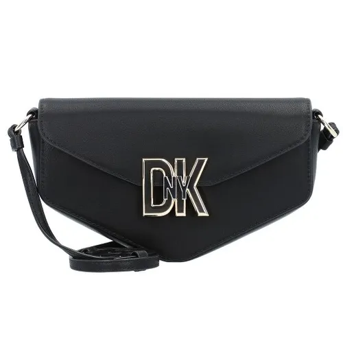 DKNY Downtown Schultertasche Leder 25 cm schwarz - Elegante Handtasche aus hochwertigem Leder mit geräumigem Hauptfach für optimale Organisation – perfekt für jeden Anlass.