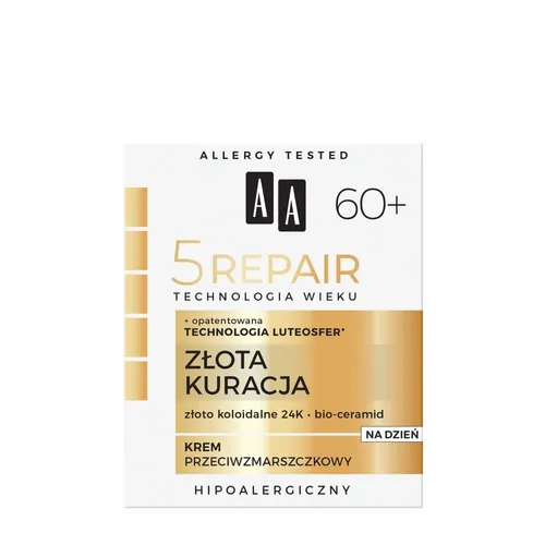 Produktbild Tagescreme gegen Falten, verjüngend, leicht, AA 5Repair 60+ 50ml