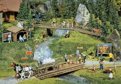 Faller 180548 Wanderrouten-Zubehör 1/87 H0 - Hochwertiges Landschaftsbau-Zubehör für Modellbau-Enthusiasten, ideal zur Gestaltung realistischer Wanderlandschaften.