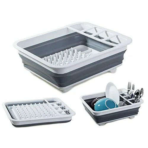 BENSON 012603 Geschirrkorb Geschirrständer Abtropfkorb faltbar