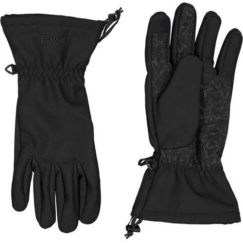CMP Softshell-Handschuhe für Herren, Schwarz, 8.5 - Langlaufhandschuhe für Herren mit Silikondruck für optimalen Grip und Touchscreen-fähigen Fingerspitzen, ideal für alle Outdoor-Abenteuer.
