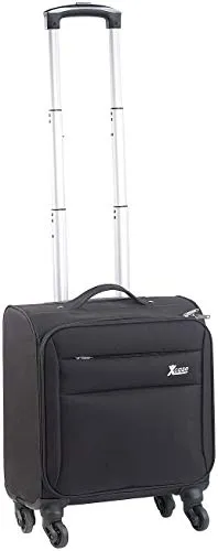 Xcase Businesstrolley: Business-Trolley, Notebook-Fach, 4 Leichtlauf-Rollen, 21 Liter, 2,3 kg (Pilotenkoffer mit Rollen, Aktenkoffer mit Rollen, Flugzeug)