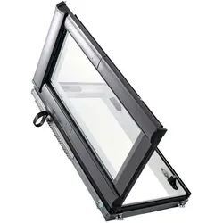 Roto Wohndachausstieg Designo R89P K2 3Premium Kunststoff Dachfenster, rechts, 65x118 cm (6/11)