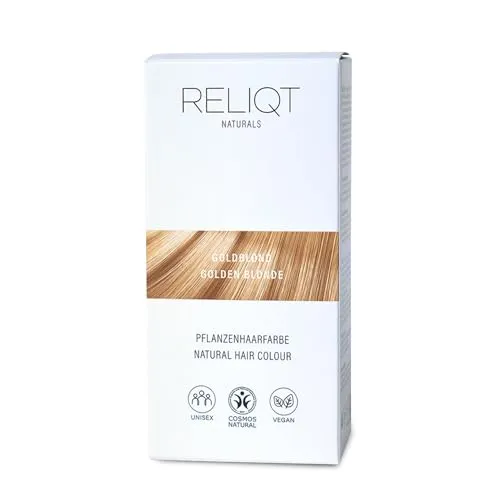 RELIQT Pflanzenhaarfarbe Goldblond 100 g
