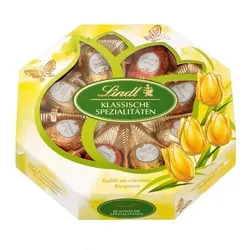Lindt Spezialität Eier aus Vollmilch und weiße Schokolade 144g