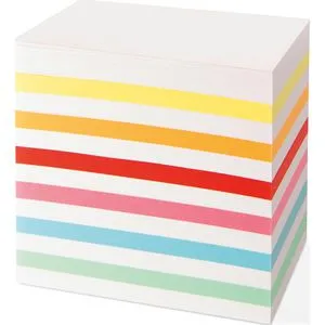 Folia Zettelklotz lose, 700 Blatt, bunt, 5,5 x 9,0 cm