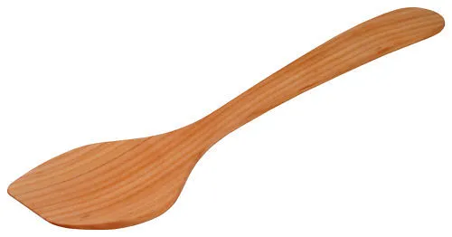 XL 37cm großer Wokwender Pfannenwender Holz Wok-Wender Kirschholz geölt