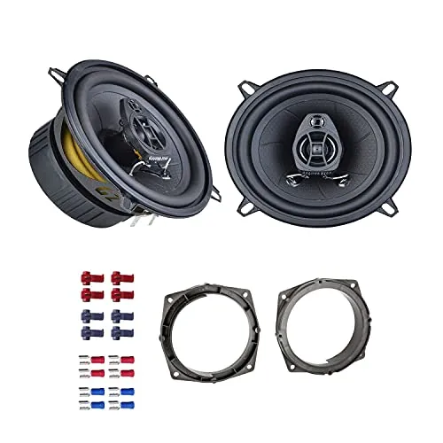 Ground Zero GZIF 5.2 Auto Lautsprecher Boxen 220 Watt 13 cm 2 Wege Koax passend für Mitsubishi Colt (Z30/Z30G/Z3V) 2004-2012 Türen Front
