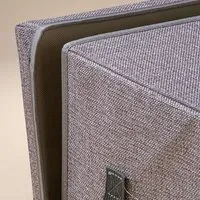 Lifeney Aufbewahrungsbox mit Deckel, grau, 33x33x33cm 833084