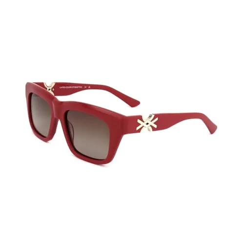 Benetton BE5052 298 GLOSS SOLID RED 56/18/140 Damen Sonnenbrillen