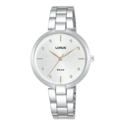 Lorus Damen-Uhr Quarz Edelstahl mit Metallband RG233VX9