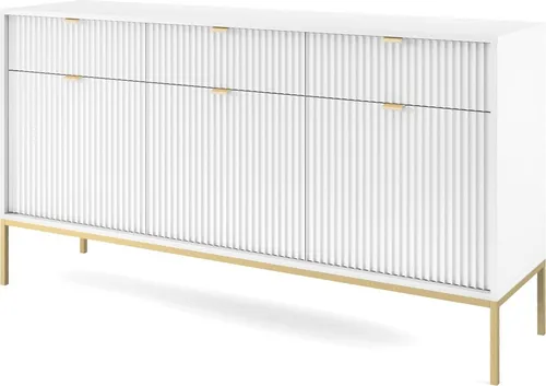 MOEBLO Kommode Light KSZ154 – Elegante dreitürige Aufbewahrungslösung