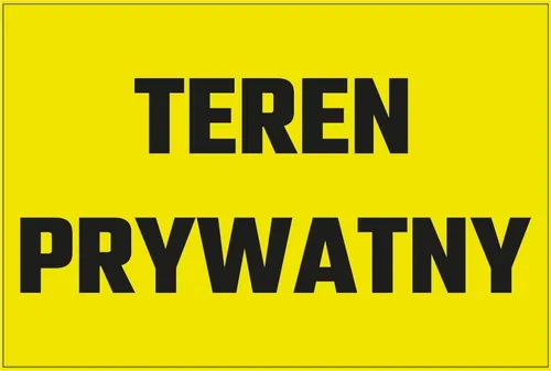 Schild Privatbereich 20x30 cm PVC T035