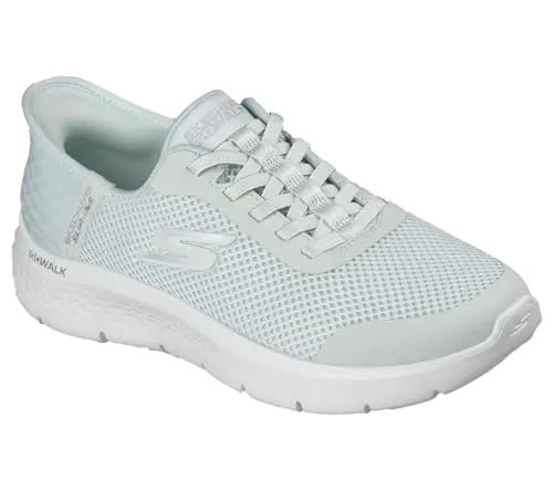 Skechers Go Walk Flex Grand Entry Slip-On Grün MNT - EU 38 - Stylische und bequeme Slip-Ons für Damen, ideal für Freizeit und Alltag. Genießen Sie mühelosen Komfort mit einem leichten Design und praktischer Schlupfform. Perfekt für entspannte Tage!
