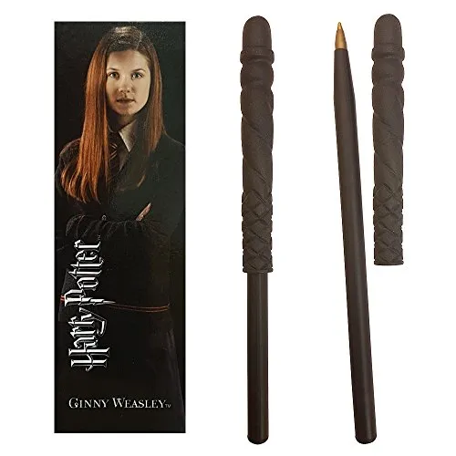 The Noble Collection Harry Potter Zauberstab Stift und Lesezeichen von Ginny Weasley,
