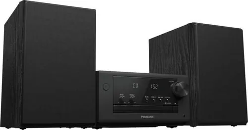 Panasonic SC-PM704EG-K - Kompaktes Micro HiFi Stereosystem, 80W Lautsprecher mit Bluetooth und DAB+ FM Radio, stark klarer Sound und individuelles Klangerlebnis
