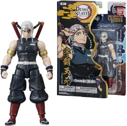 Bandai Ultimate Legends HD - Demon Slayer Uzui Tengen Actionfigur 12 cm - Actionfiguren für Kinder, detailreiche 12 cm Gelenkfigur mit 15 Gelenkpunkten und Sammlerpackung aus der beliebten Anime-Serie Demon Slayer.