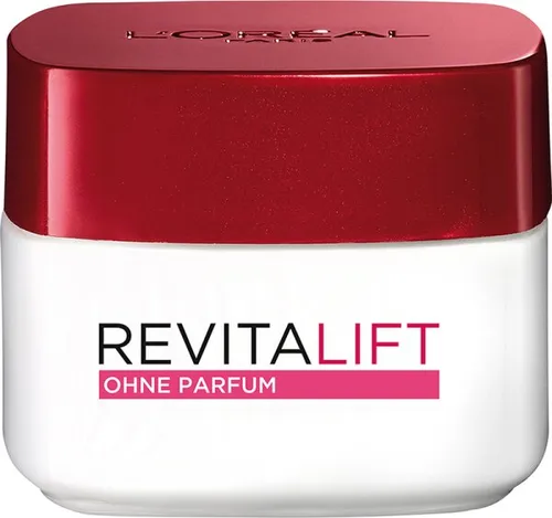 L'Oréal Paris Revitalift Feuchtigkeitspflege ohne Parfum 50 ml - Feuchtigkeitscreme für empfindliche Haut mit probiotischen Extrakten, mildert Falten und sorgt für jugendliche Frische.