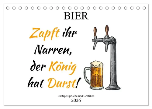 Lustige Sprüche Kalender 2025 - Kalender mit 14 Seiten voller witziger Sprüche und Grafiken zum Thema Essen und Trinken. Ideal für alle, die Humor in die Küche bringen wollen!