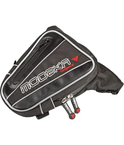 Modeka DAYPACK Motorrad Beintasche 2Liter - schwarz - Praktische Beintasche für Offroad- und Straßenmotorräder, bietet 2 Liter Stauraum für wichtige Utensilien, ideal für Reisen und Abenteuer.