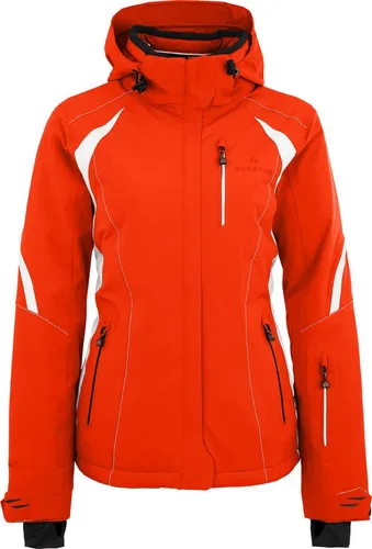 Bergson Skijacke SNOWTASTIC Damen - Wattierte Skijacke in Paprika - Wattierte Damen-Skijacke mit 20000mm Wassersäule, ideal für kalte Tage. Hoher Tragekomfort und optimale Bewegungsfreiheit für den perfekten Ski-Spaß.