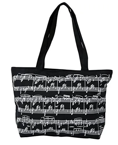 GEWA 975005 Tragetasche Noten, schwarz 30 x 22 cm