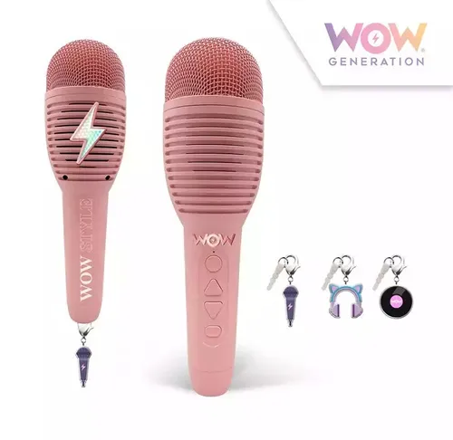 Kids Licensing Wow Generation Mikrofon (WOW00029) - Interaktives Mikrofon für Kinder, ideal für kreative Auftritte und Spielspaß. Fördert die Sprachentwicklung und sorgt für unvergessliche Momente.