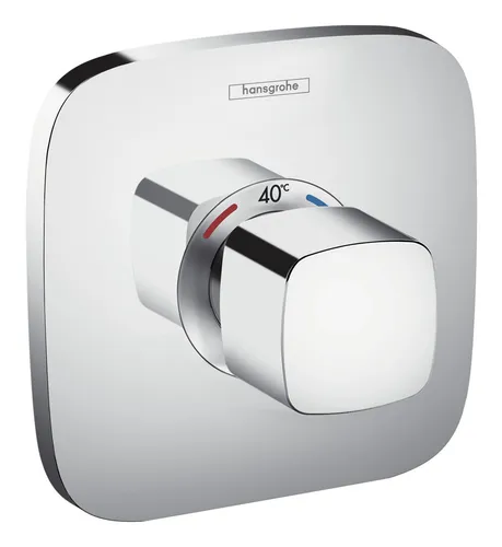 Hansgrohe Ecostat E Thermostat HighFlow Unterputz - Chrom - 15706000 - Wannen- & Duscharmaturen mit HighFlow-Technologie für eine gleichmäßige und komfortable Temperaturregelung.
