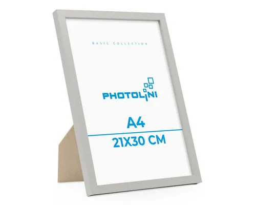 PHOTOLINI Bilderrahmen Poster-Einzelrahmen Modern Schmal