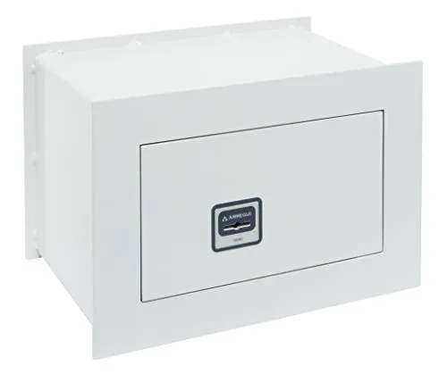 ARREGUI Ideal-5 Wandtresor | Sicherer Einmauersafe mit Doppelbart Sicherheitsschloss - Wandtresor für optimale Sicherheit mit 5 mm starker Front und robusten Rundbolzen. Ideal für Zuhause, leicht zu bedienen und bietet 5 Liter Stauraum.