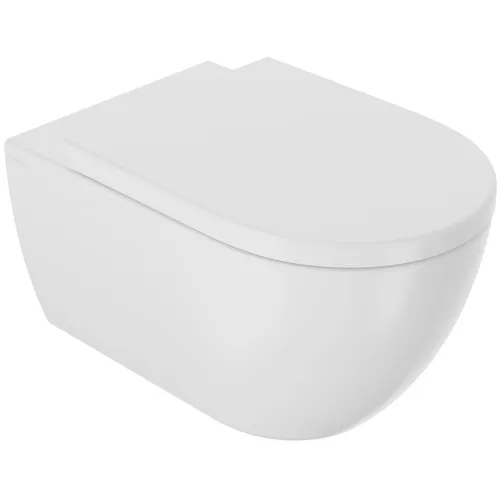 Hänge Wand WC spülrandlos mit SoftClose und TakeOff Funktion