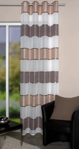 Ösenschal Walter in Cappuccino – Stilvoller Fensterdekoration - Der Ösenschal 'Walter' (140 x 175 cm) in modischem Cappuccino sorgt für eine stilvolle Fenstergestaltung. Die pflegeleichten Materialien bieten Robustheit und einfache Anbringung durch Ösen. Perfekt für jedes Zuhause!