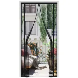 Sekey Insektenschutz-Tür Magnetisches Fliegengitter für Balkon– Insektenschutz ohne Bohren, Mückenschutz Tür, Fliegenvorhang mit Magnetverschluss für Balkontür 160 cm x 230 cm