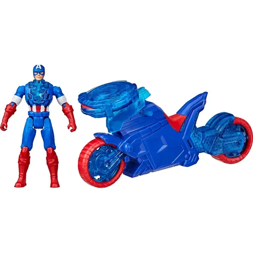 Hasbro AV Cap Shield Shot Cycle 10 cm - Puppen und Spielzeugfiguren – 10 cm großes Motorrad mit einzigartigem Schild-Design für spannende Action-Abenteuer!