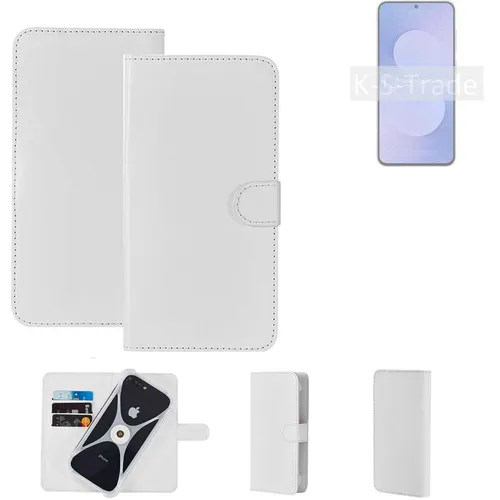Schutzhülle für Samsung Galaxy S25 FE Hülle + Bumper weiss Flipstyle Tasche B
