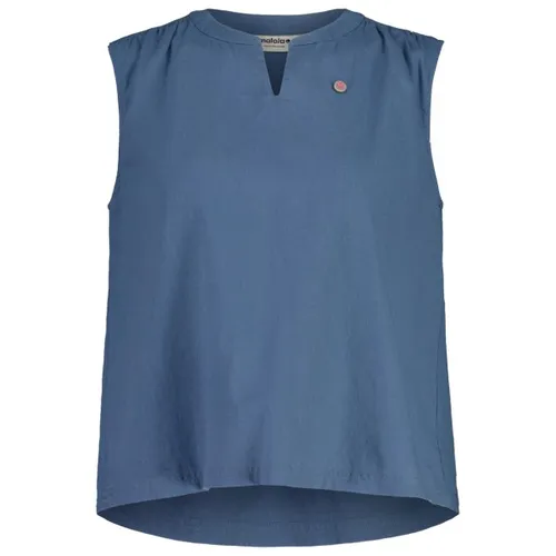 Maloja Damen HalaliM. Bluse - Luftiges Top in Blau (Größe L) - Leichtes Top aus Hanf und Bio-Baumwolle, ideal für den Alltag. Feminin und locker fallend, sorgt für Komfort und Stil an warmen Tagen.