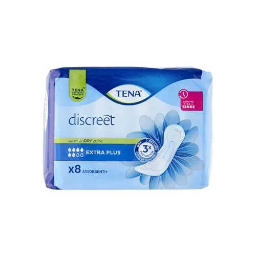 Tena Discreet Extra Plus Einlagen, 8 Stück