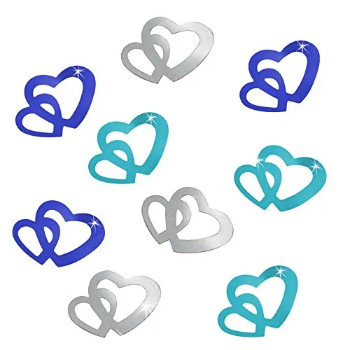 Oblique Unique 100 Stk Deko Doppel Herzen von Oblique Unique