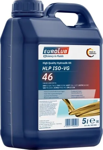 Eurolub HLP ISO-VG 46 Hydrauliköl 5l Kanister von EUROLUB