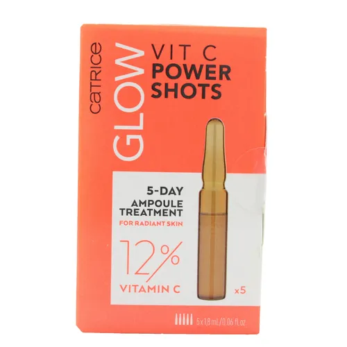 Catrice Glow 12% Vitamin ( C ) power Shots 5 x 1,8ml Ampoule - NEU OVP