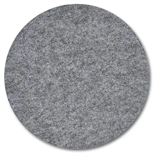 Zeller 27046 Platzset, Filz, grau, ca. Ø 38 cm von ZELLER PRESENT SCHÖNER LEBEN. PRAKTISCH WOHNEN.