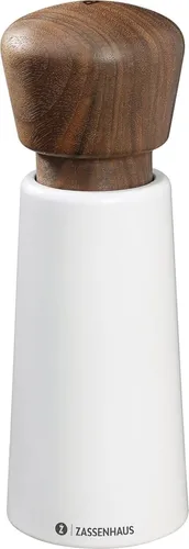 Zassenhaus Salzmühle NORDERNEY 18 cm - Präzise Gewürzmühle - Küchenhelfer mit präzise einstellbarem Mahlgrad für perfekten Genuss, geeignet für Salz, Pfeffer und getrocknete Kräuter.